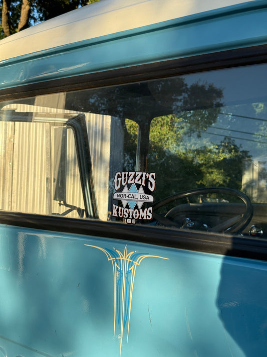 Guzzi’s Kustoms Shop Decal