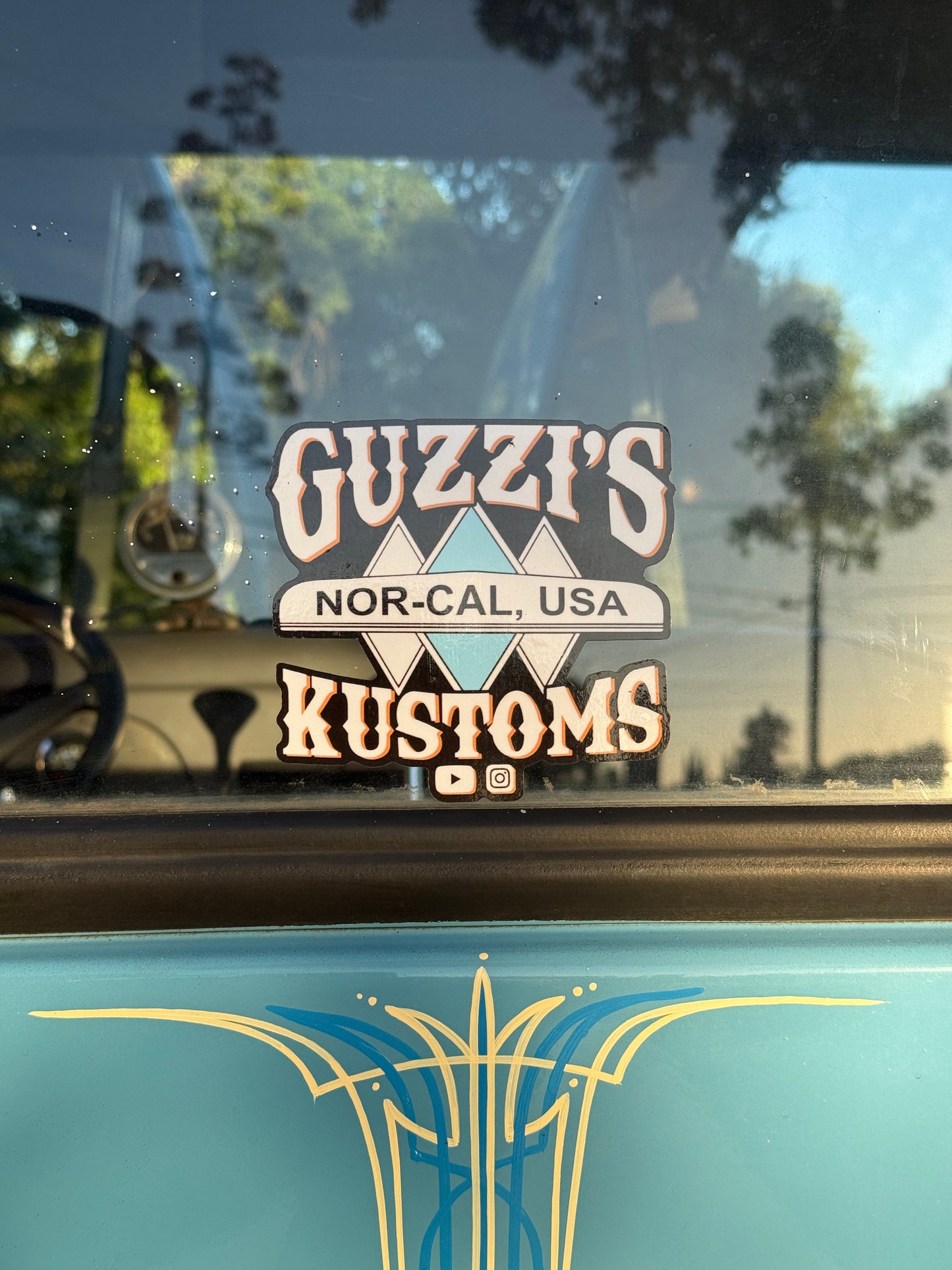 Guzzi’s Kustoms Shop Decal