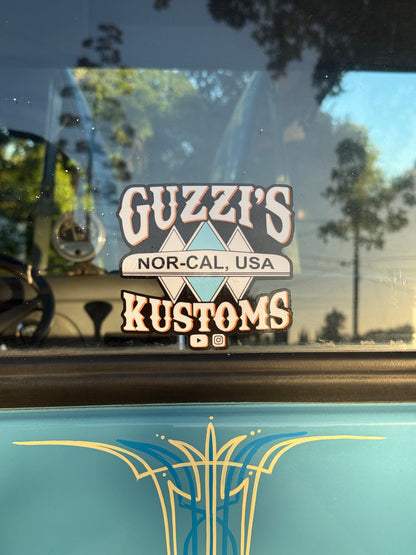 Guzzi’s Kustoms Shop Decal